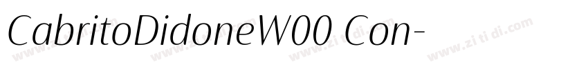 CabritoDidoneW00 Con字体转换